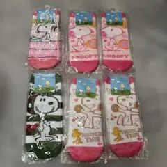スヌーピー のびのびソックス 6足セット