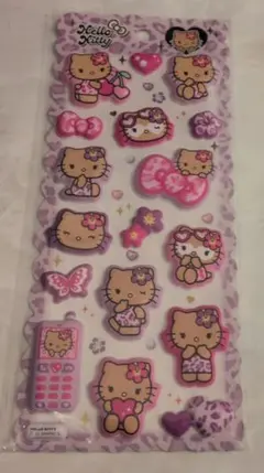 日焼けキティ　マシュマロシール