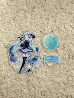 雪ミク×クロミ アクリルスタンド 北海道限定