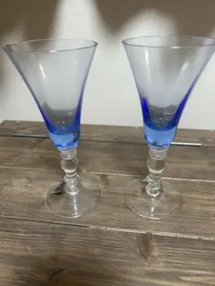 【値下げ】BOHEMIA GLASS ワイングラス 2個セット