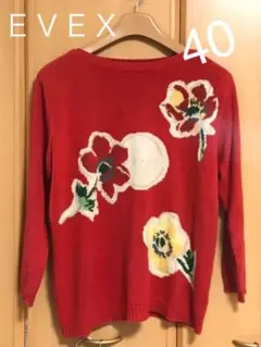 ＥＶＥＸの鮮やかな綿セーター40サイズ