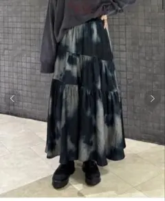 JEANASIS グリッターティアードスカート