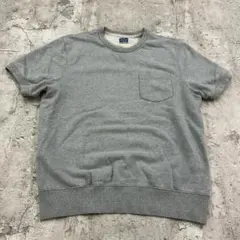 d*g様 J.Crew　ジェイクルー　無地　トップス　半袖スウェット　古着　グレ
