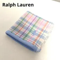 Ralph Lauren ラルフローレン タオルハンカチ チェック柄 ガーゼ