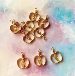 専用 りんご レジン枠 10個セット