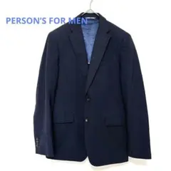 PERSON’S FOR MEN テーラードジャケット ビジネス 通勤YA5 紺