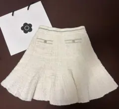 【匿名配送】LILY BROWN×MARY QUANT ツイードニットスカート