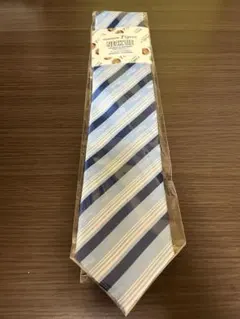 阪神タイガース ネクタイ　ブルーストライプ　ウォッシャブル加工