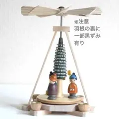 ドイツ クリスマス ミニピラミッド（キンダー）木製工芸品 エルツ ザイフェン