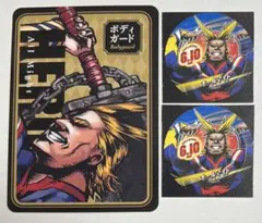 ヒロアカ　オールマイト　人狼カード　バースデイ缶バッジステッカー