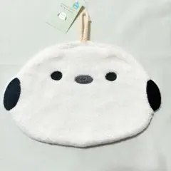 シマエナガ マイクロファイバー ダイカットタオル ループ付き タオル 吸水 速乾