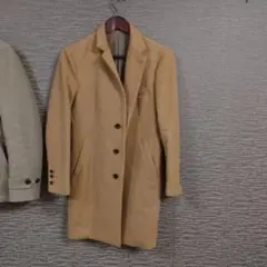 MEN'S MELROSE ベージュ チェスターコートのサムネイル