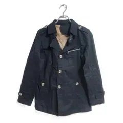 ミリタリージャケット 黒 M カジュアル おしゃれ カッコイイ 秋冬 おでかけ