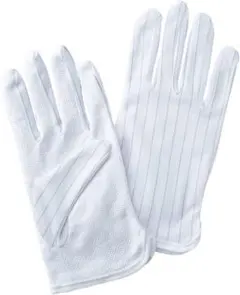 静電気防止手袋 滑り止め付き ストライプ 電子機器用 グローブ 5点セット 手袋