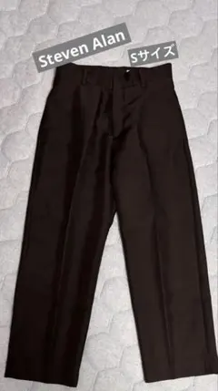 Steven Alan ボトム S ポリエステル BLK ブラック