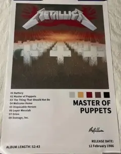 2026年最新】metallica master of puppetsの人気アイテム - メルカリ