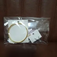 CHICA ゴールドバングル 　　イヤリング　シルバー　新品　未開封のサムネイル