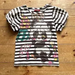 GRAND GROUND パンダ ボーダー Tシャツ 140 145 グラグラのサムネイル