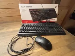 HyperX Alloy Core RGB キーボード、おまけでマウス付き