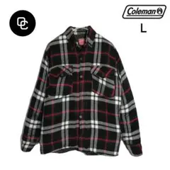 Coleman コールマン フランネル パデッドジャケット 裏キルティング L