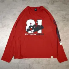 GAP KIDS 長袖Tシャツ レッド 81 EXTREME SPEED 古着