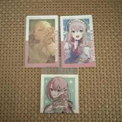 プロセカ　巡音ルカ　カードとステッカー