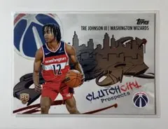 NBA Tre Johnson III Topps Clutch City RC
