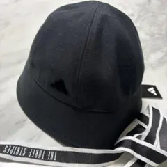 adidas ブラック バケットハット リボン付き