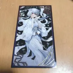 【即購入可能】にじさんじ 葉加瀬冬雪 お札風カード