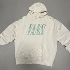 VANS プルオーバーパーカー ホワイト XL