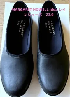 MARGARET HOWELL idea ブラックレインシューズ　23.0のサムネイル