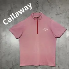 Callaway　キャロウェイ　メンズ　ゴルフウェア　ハーフジップ　ポロシャツ