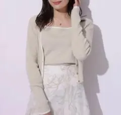 アプワイザーリッシェ　ラメコンパクト配色アンサンブル　32