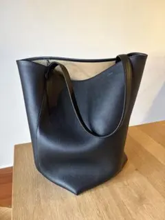 スウェードバッグブラウン