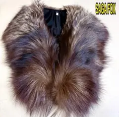 【タグ付き新品】SAGA FOX サガフォックス ショール シルバーフォックス