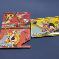ルフィ　ナミ ウソップ松屋 ワンピース アクリルブロック箸置き！！！