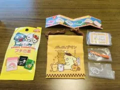 ポムポムプリン　 ミニランチボックスキーホルダーandプチ巾着