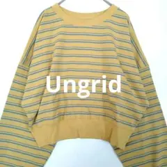 ungrid ボーダー ドルマンスエット Ungrid - ungrid ボーダースウェットパンツの通販 by jewel_h's shop