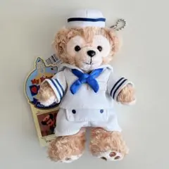 タグ付き ダッフィー セーラー ぬいぐるみバッジ