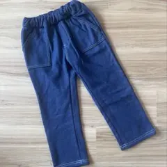 FICORO デニム風 ロングパンツ 長ズボン キッズ レギンス スパッツ