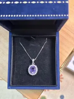 極美品】天然石 アメジスト ネックレス シルバー925 タイ製 誕生石