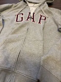 GAP フルジップパーカー グレー　L