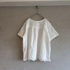 《美品》URBAN RESEARCH DOORSアイレットレースラグランブラウス
