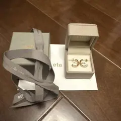 ete パール ツイスト フープピアス（ピアスのみ）コココ様専用