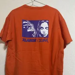 XLARGE/xgirl コラボ　オレンジ Tシャツ