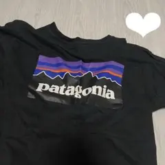 ♥Patagonia バックプリント Tシャツ 黒