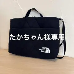 THE NORTH FACE キルティング ショルダーバッグ サコッシュ　黒