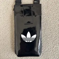 adidas スマホショルダーバッグ 黒