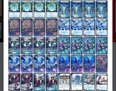 青単サイバー　水単サイバー　アグロサイバーデッキスリーブ、パーツ付き デュエマ デッキ販売 青単サイバー スリーブ付き デュエル