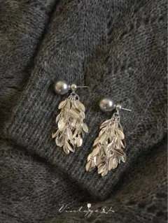 新品ヴィンテージ風シルバーピアス